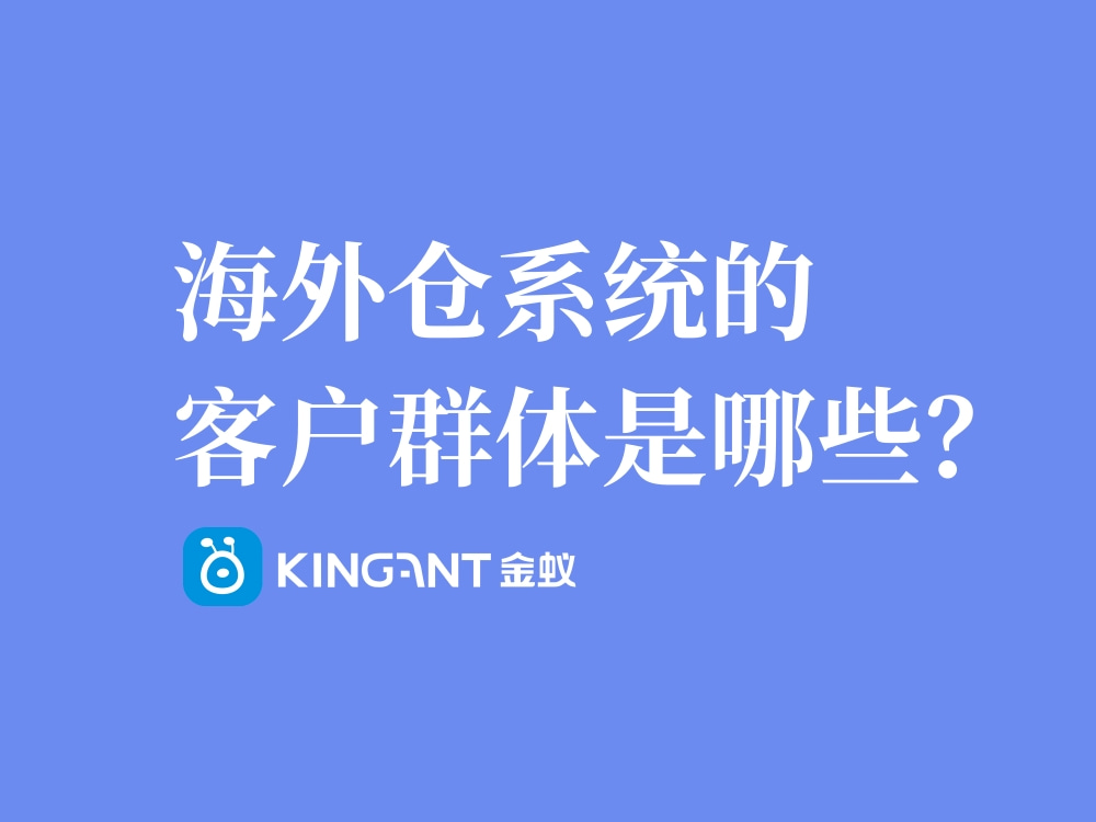 海外倉系統(tǒng)的客戶群體是哪些？